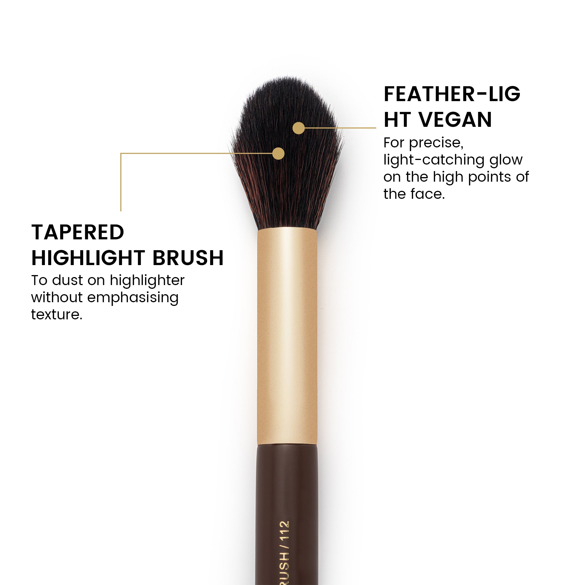 Pincel de maquiagem 112 HIGHLIGHT GLOW