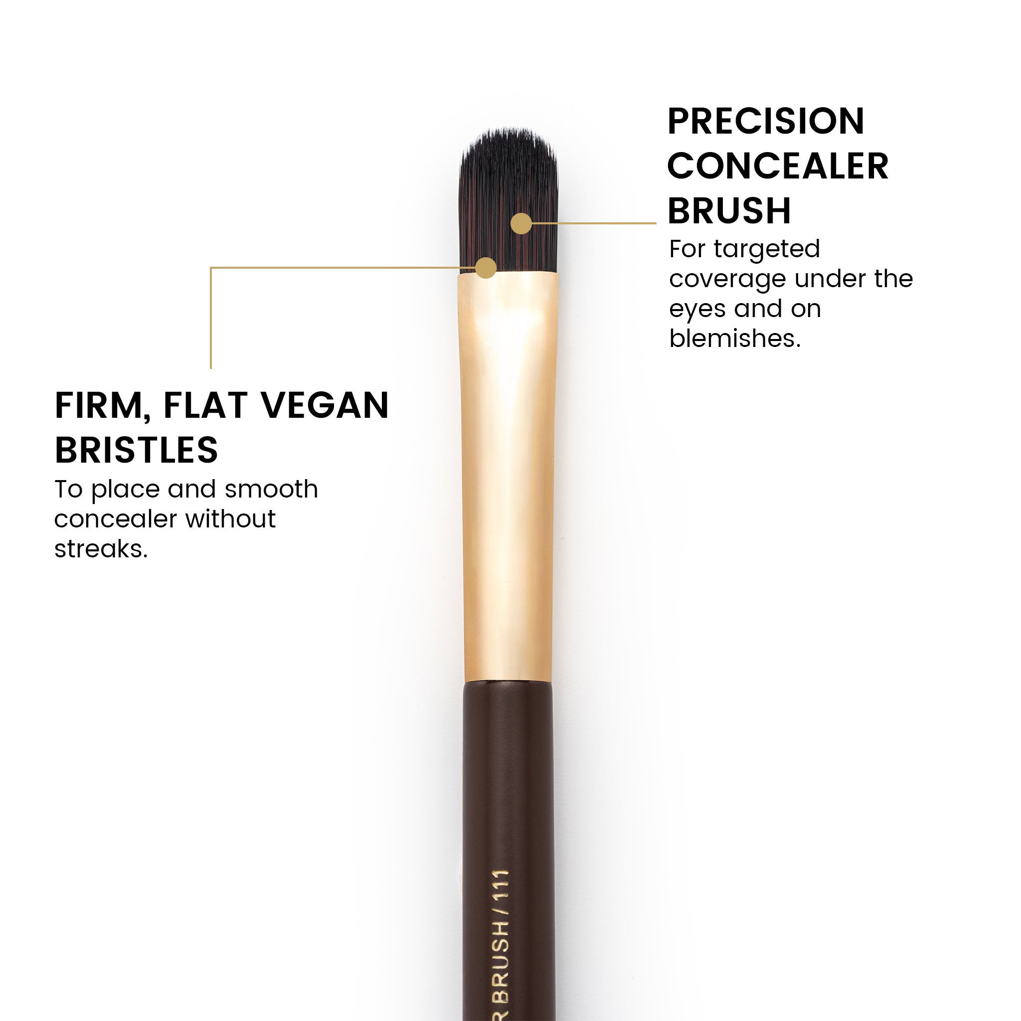Pincel de maquiagem 111 PRECISION COVER