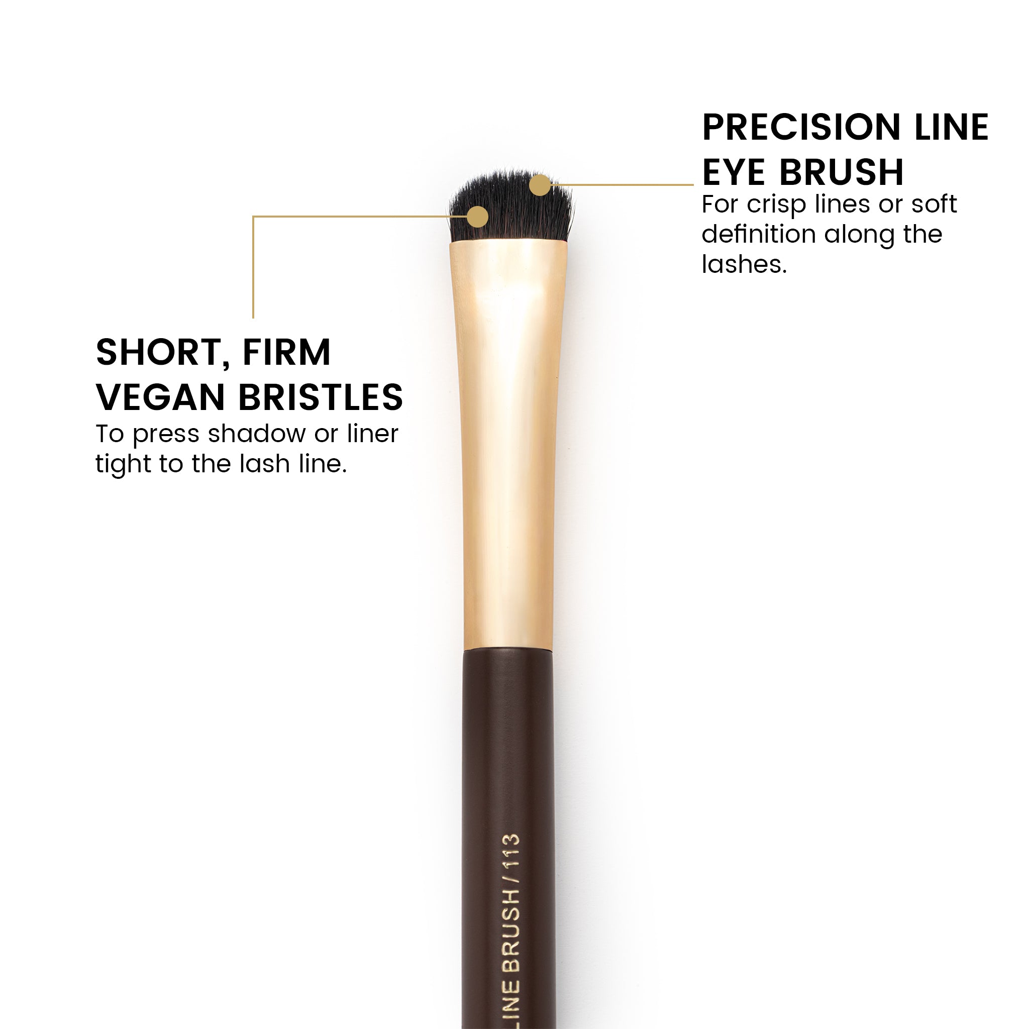 Pincel de Maquiagem 113 PRECISION LINE