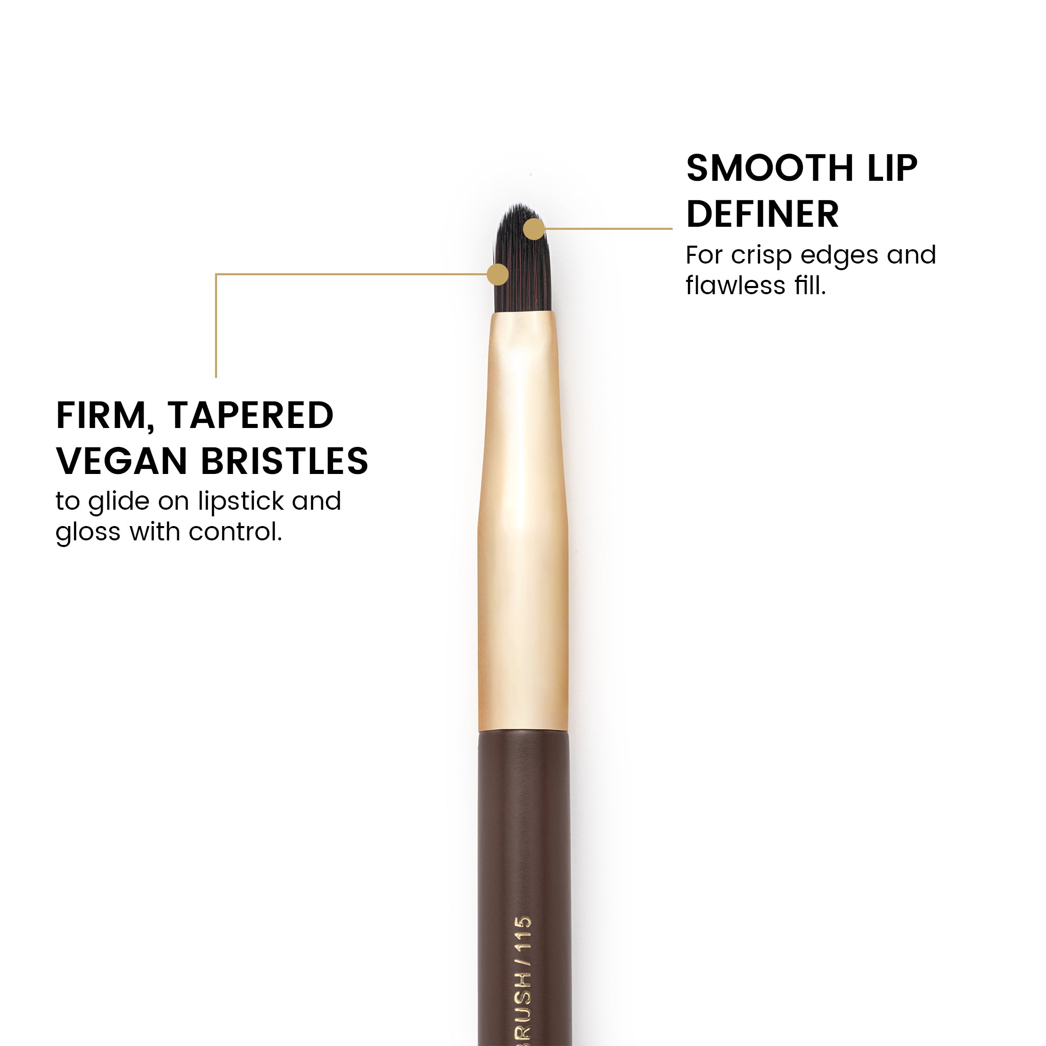 Pincel de Maquiagem 115 SMOOTH LIP
